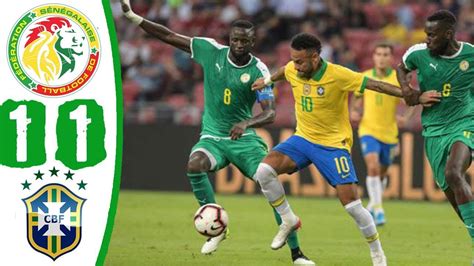 brasil vs senegal ao vivo 2019